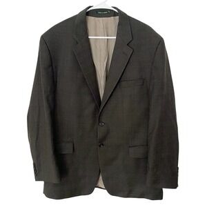 Vtg Lauren Ralph Lauren Mens Wool Cashmere Blend Blazer 46R Made‎ in Canada